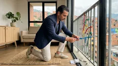 Cordones viejos en el balcón: el truco sencillo que incomoda a las palomas (y cuándo conviene reforzarlo)