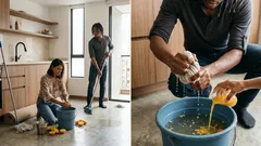 Trapear con agua y jugo de naranja: para qué sirve y cómo hacerlo bien