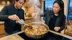 El truco del vino blanco para un pollo al ajillo jugoso sin horno