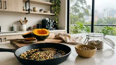 Pepitas de ahuyama: el snack fácil para subir tu magnesio con comida real