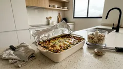 Cómo preparar una lasaña vegetariana “de domingo” con tofu y nueces, lista entre semana